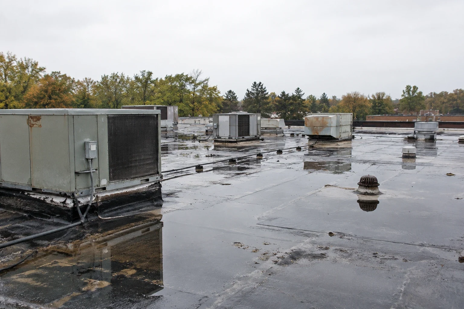 Ponding Water Roof Repair in Flagstaff, AZ