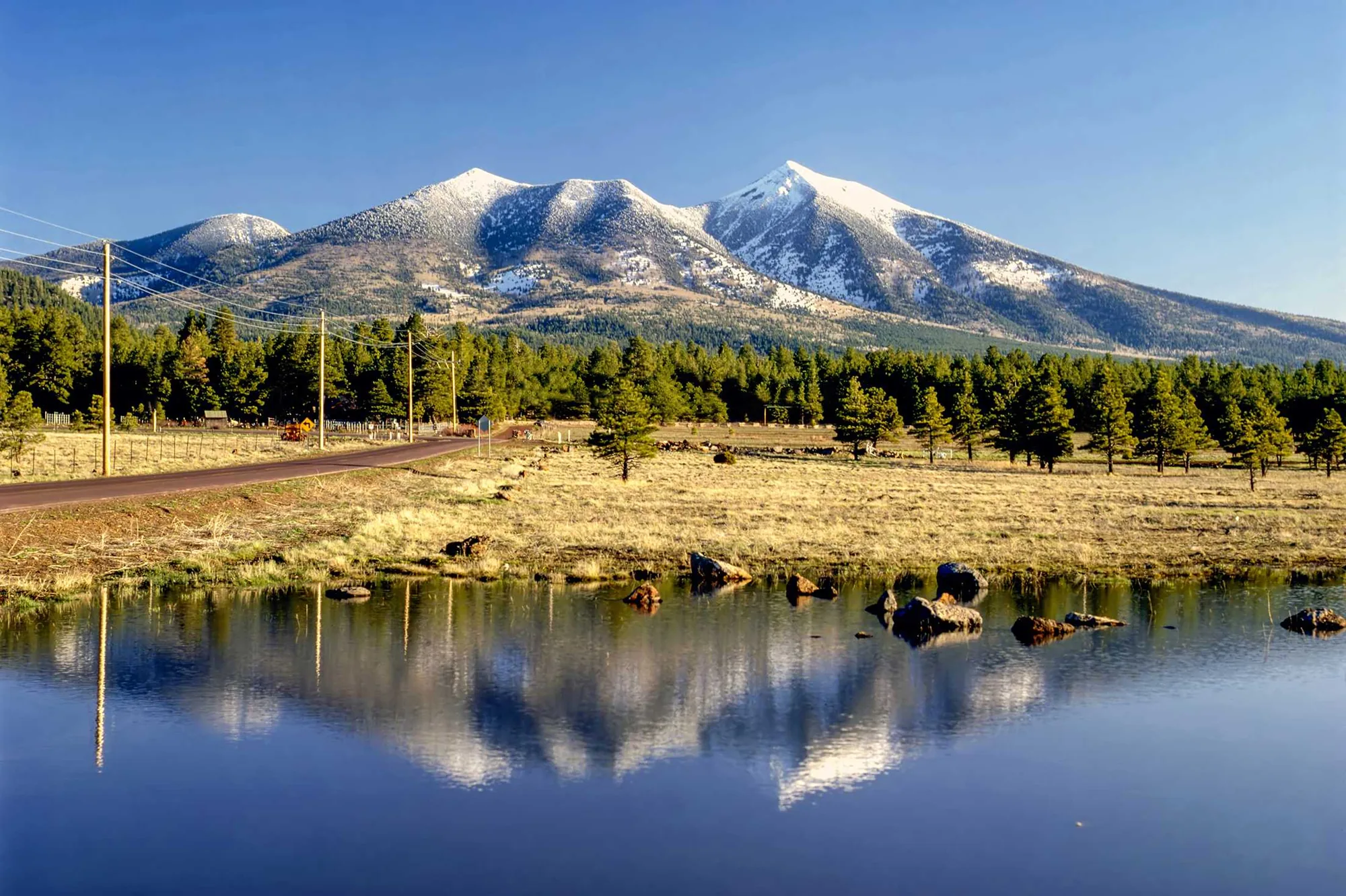 San Francisco Peaks above Flagstaff
