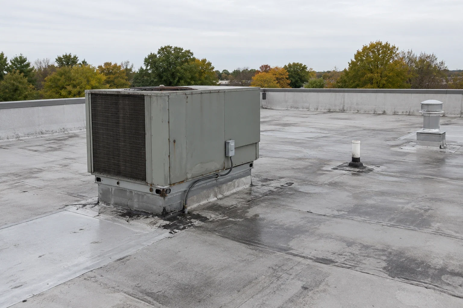 Commercial roof inspection in Flagstaff